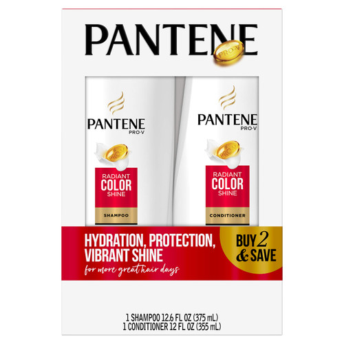 Pantene Pro-V Radiant Color Shine Shampoo and Conditioner Bundle Pack (Packaging May Vary) Pantene Pro-V Radiant Color Shine Shampoo and Conditioner Bundle Pack (Packaging May Vary)