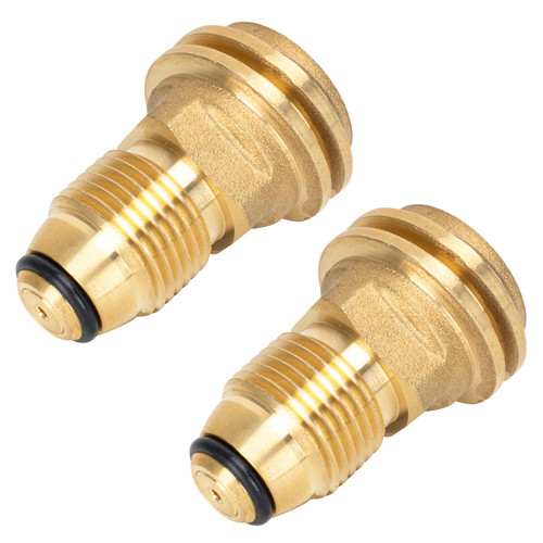 Old Propane Tank Regulator Adapter POL to QCC1 Propane Tank Adapter Old Style Propane Thread to New Adapter for 100 lb Propane Tank Converts POL LP Tank Service Valve to QCC1/Type1 New Connection Type