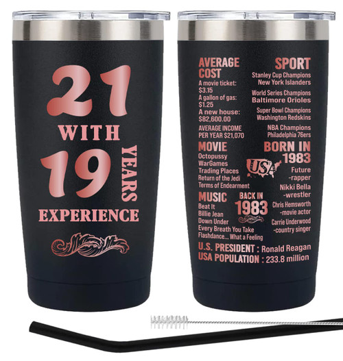 Henghere 40th Birthday Gifts for Women, 40th Birthday Gift for Friend, Mom?Sister, Wife, Aunt, Coworker, Happy 40 Year Old Birthday Decorations Women | Thermos Cup - Black Henghere 40th Birthday Gifts for Women, 40th Birthday Gift for Friend, Mom?Sister, Wife, Aunt, Coworker, Happy 40 Year Old Birthday Decorations Women | Thermos Cup - Black