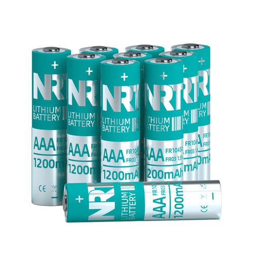 NRT AAA Batteries 10 Pack Triple A, 1.5V 1200mAh Longer Lasting Power AAA Lithium Batteries, Non-Rechargeable