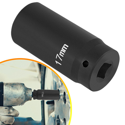 77060 17mm Harmonic Balancer Socket Tool Heavy Duty Steel 3 Times Momentum Power of Standard Impact Sockets Fits for Honda Use with 1/2" drive