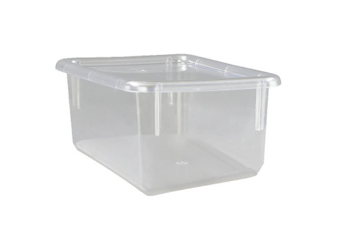 Childcraft Storage Tray - 12 1/4 x 7 7/8 x 5 1/4 - Clear - Lid Not Included
