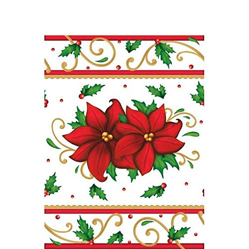 Amscan Winter Botanical Plastic Table Covers, 3 Ct. | Party Tableware