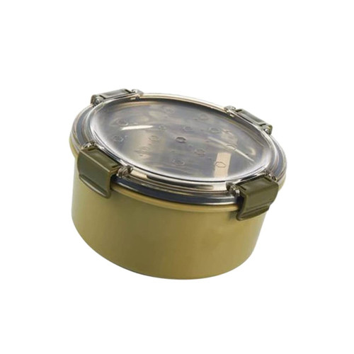 BRIGHTFUFU Box Refrigerator Containers Fridge Containers Lunch Container Bowl with Lid Food Office Stainless Steel