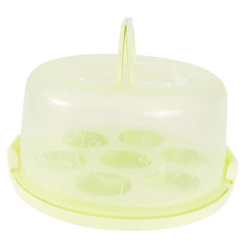 NAMOARLY 1pc Box Portable Cake Box Cake Containers Carriers Cupcake Carrying Case Cake Keeper Round Muffin Dome Holders Cupcakes Stand Fridge Containers Cake Case Food Travel Pp Preserver
