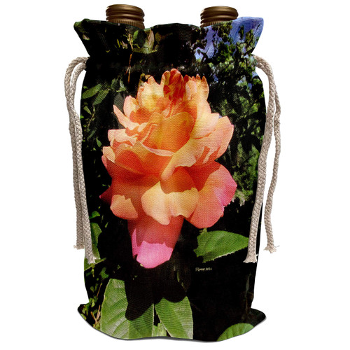 3dRose Jackie Popp Nature N Wildlife flowers - Peace Rose - Wine Bag (wbg_21177_1)