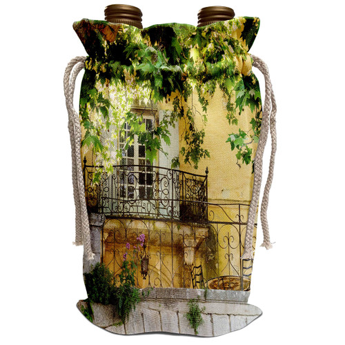 3dRose Danita Delimont - Provence - France, Provence, Bonnieux, vineyards and winery. - Wine Bag (wbg_248573_1)
