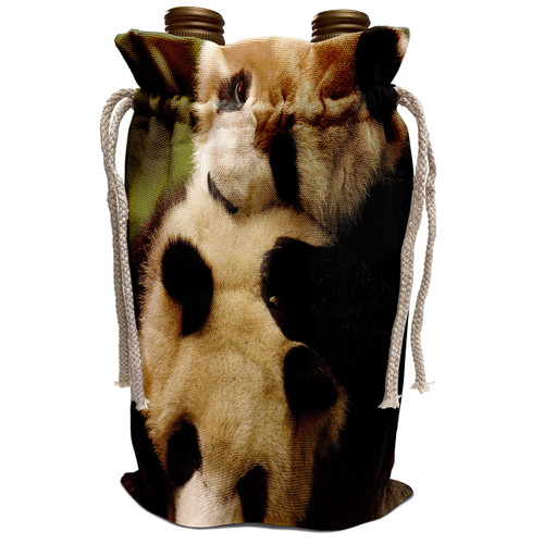 3dRose Danita Delimont - Bears - Giant panda bears, Wolong China Conservation, CHINA-AS07 POX0311 - Pete Oxford - Wine Bag (wbg_70188_1)