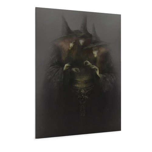 LipsKi Beautiful Visual Art Aesthetics Witchcraft, Witch Art, Coven, Alchemy, Creepy Halloween. Canvas Wall Art Prints for Wall Decor Room Decor Bedroom Decor Gifts 8x10inch(20x26cm) Unframe-style