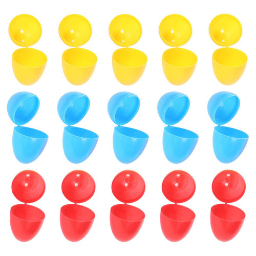 Happyyami 50Pcs Easter eggs Easter egg decorations Easter egg gifts kid gifts kid toys easter basket fillers eggshell toys Gift Wrapping Eggshells Eggs Decorations artificial packing box set