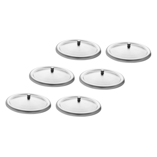 SWOOMEY 6Pcs stainless steel lid tumbler coffee mug Hot Cup Lids metal Drink Cup Lid outdoor cups stainless coffee mug stainless steel coffee mug Insulation Cup Cover Household Cup Cover