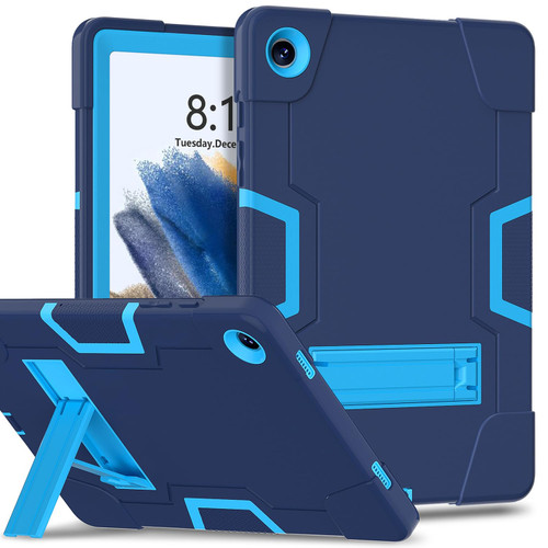 Meifei Case for Samsung Galaxy Tab A9 Plus + 11 inch (2023), Heavy Duty Shockproof Kickstand High Impact Protective Cover for Galaxy Tab A9+ Plus 11" Model (SM-X210/X215/X216), Navy Blue+Blue