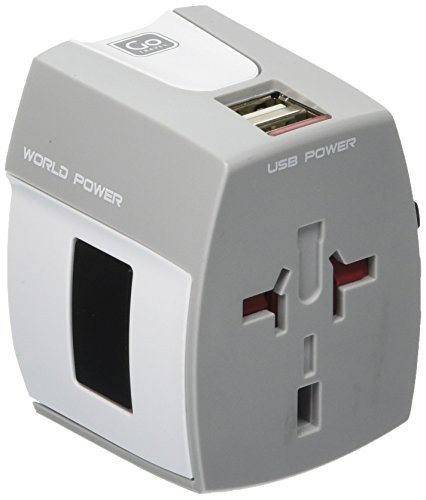 Design Go Luggage Worldwide And USB, White, One Size