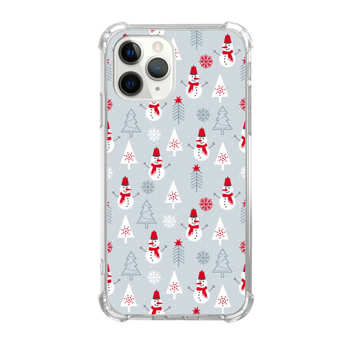 Cute Christmas Tree Snowman Case Compatible with iPhone 11 Pro Max, Winter Snowflake Case for iPhone 11 Pro Max for Teens Men and Women, Cool TPU Bumper Phone Case Cover