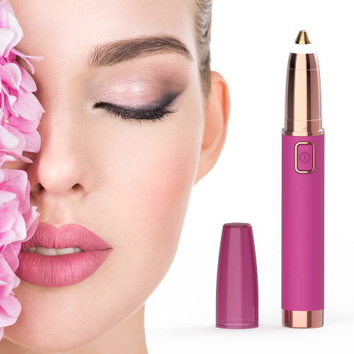 Rechargeable Eyebrow Hair Remover, Trimmer Painless-Precision Eyebrow Trimmer Brows Epilator Eye Brow Facial Face Razor Mini with LED Light for Women Men Valentine's Day Gift Rechargeable Eyebrow Hair Remover, Trimmer Painless-Precision Eyebrow Trimmer Brows Epilator Eye Brow Facial Face Razor Mini with LED Light for Women Men Valentine's Day Gift