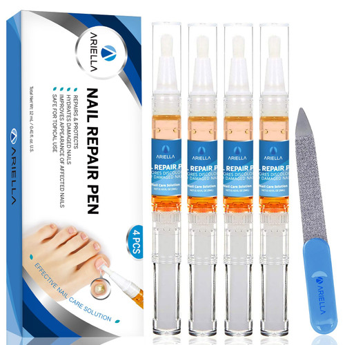 Ariella Nail Fungus Treatment for Toenail: Toenail Fungus Treatment Extra Strength - Nail Fungus Treatment for Toe & Finger Nails - Nail Repair Pen - Toe Nail Fungus Treatment Extra Strength 4pcs