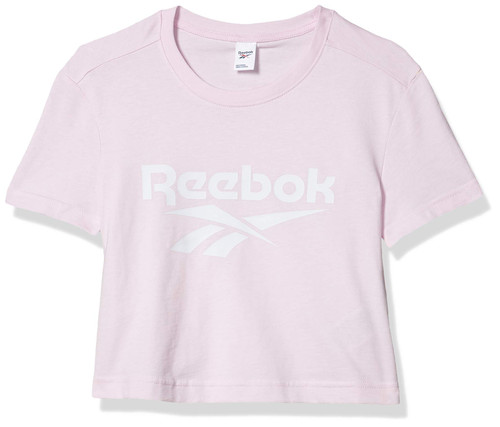 Reebok Classic Vector Crop Tee, Pixel Pink, 2XS