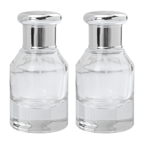 BESTOYARD 2pcs perfume spray bottle glass travel containers perfume glass perfume refillable perfume sprayer Empty Glass Sprayer Bottle Perfume travel pack aluminum alloy Aromatherapy