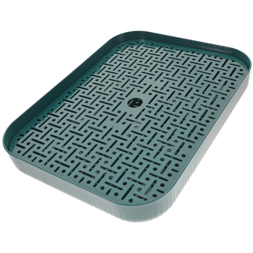 Hemoton Teacup Draining Tray Dish Drain Board Draining Rack Trays Fruit Draining Plate Kitchen Bowl Tray Tea Cup Drain Boards Dish Drying Trays Tea Cup Tray Gongfu Tea Plastic Vegetable