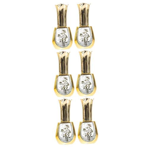 FOMIYES 6 pcs perfume bottle glass dropper bottle terrariums glass container dasher bottles refillable cosmetic container perfume sample holder perfume travel bottle small glass bottles