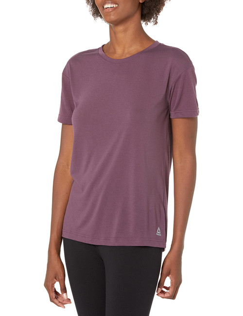 Reebok Workout Ready Supremium 2.0 Tee, Urban Violet, Small Reebok Workout Ready Supremium 2.0 Tee, Urban Violet, Small