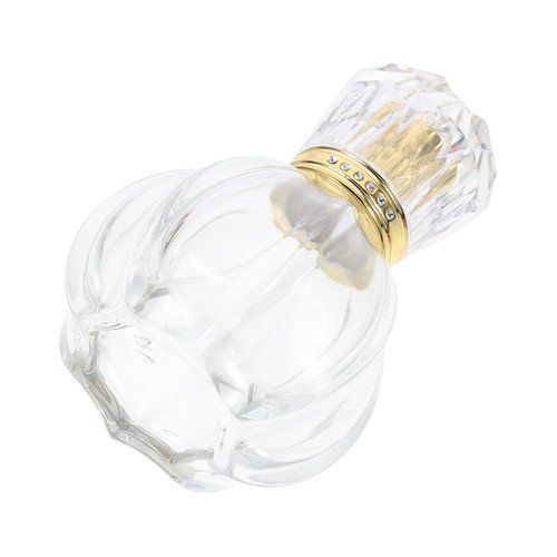 FRCOLOR 2pcs perfume bottle moisturizing sprayer refillable diffuser bottle crystal spray bottle perfume scent mini refillable sprayer crystal perfume glass bottle essential oil travel