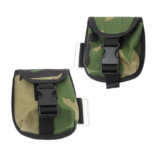 Colaxi Scuba Pocket Weight Belt 2kg Weight Pouch with Quick Release Buckle Scuba Weight Pocket Diver Weight Belt for Outdoor Activities Accessories, Land Camouflage