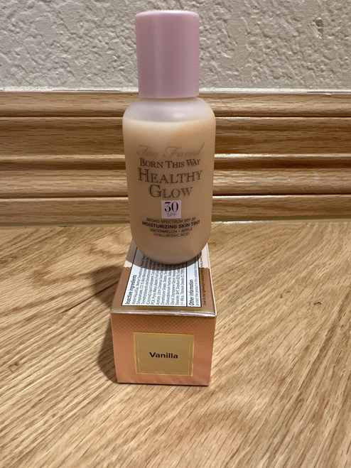 Too Faced Born This Way Healthy Glow SPF 30 Skin Tint Foundation Vanilla