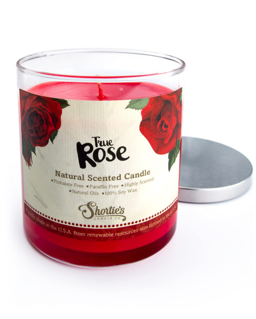 True Rose Scented Natural Soy Candle, Essential Fragrance Oils, 100% Soy, Phthalate & Paraben Free, Clean Burning, 9 Oz. True Rose Scented Natural Soy Candle, Essential Fragrance Oils, 100% Soy, Phthalate & Paraben Free, Clean Burning, 9 Oz.