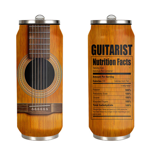 Yuqghpae Gifts for Music Lovers Guitar Tumbler 17Oz Travel Coffee Mug with Lid Guitar Gifts for Men Valentines Day Gifts for Him Christmas Gift for Guitar Players Tumbler