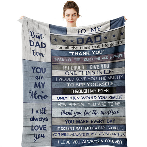 Yamco Dad Gifts Blanket - Dad Gifts from Daughter - Dad Gifts from Son 50"x40" Blankets - Dad Birthday Gifts - Gifts for Daddy - Father Gifts - Gifts for Dad Who Wants Nothing - Best Dad Gift Ideas Yamco Dad Gifts Blanket - Dad Gifts from Daughter - Dad Gifts from Son 50"x40" Blankets - Dad Birthday Gifts - Gifts for Daddy - Father Gifts - Gifts for Dad Who Wants Nothing - Best Dad Gift Ideas