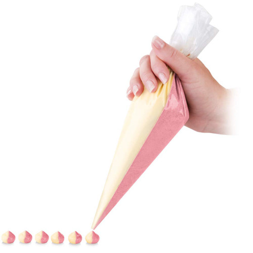 Tescoma Double Decorating Bag, 10 Pcs Delicia, 26 x 7 x 2.6 cm, Assorted