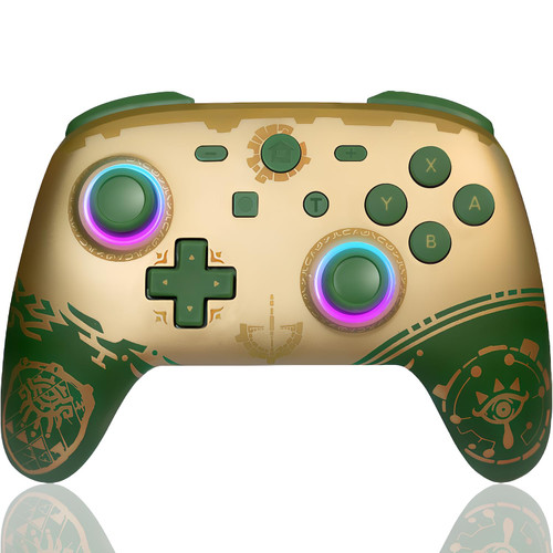 ?Upgraded?Switch Controller for Nintendo Switch, Switch Pro Controller for Wireless Switch/Switch Lite Remote with Dual Vibration, Gyro Axis, Motion Support Wake Up and Adjustable Turbo Dock with NFC