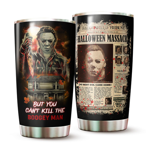 MARSANA Halloween Tumbler - Horror Tumbler - Gifts For Halloween, Christmas - Horror Mug - Halloween Cup - Halloween Mug - Halloween Tumbler 20oz - Horror Mug - Halloween Decoration