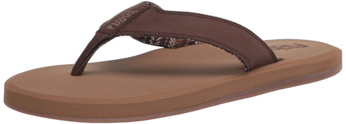 FLOJOS Men's Cole2.0 Flip-Flop, Tobacco, 11