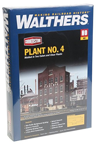 Walthers Cornerstone Series Kit HO Scale Plant No. 4 Background Building