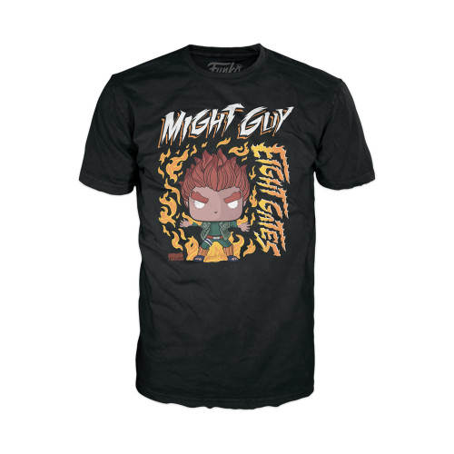 Funko Pop! Boxed Tee: Naruto - Eight Gates, Might Guy - 3XL