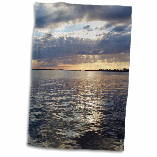3dRose Florene Sunset - Silver n Blue River Sunset - Towels (twl-40826-1) 3dRose Florene Sunset - Silver n Blue River Sunset - Towels (twl-40826-1)