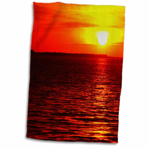 3dRose Florene Sunset - Red n Yellow Water Sunset - Towels (twl-40833-1) 3dRose Florene Sunset - Red n Yellow Water Sunset - Towels (twl-40833-1)
