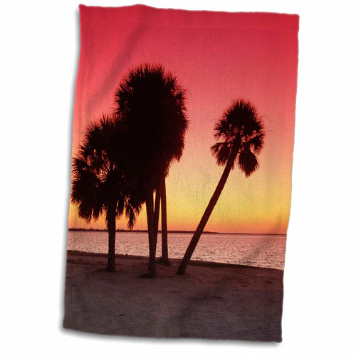 3dRose Florene Tropical Sunset - Florida Sunset - Towels (twl-8003-1)