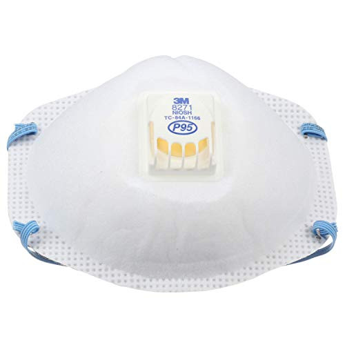 3M Particulate Respirator 8271, P95 (Pack of 10)
