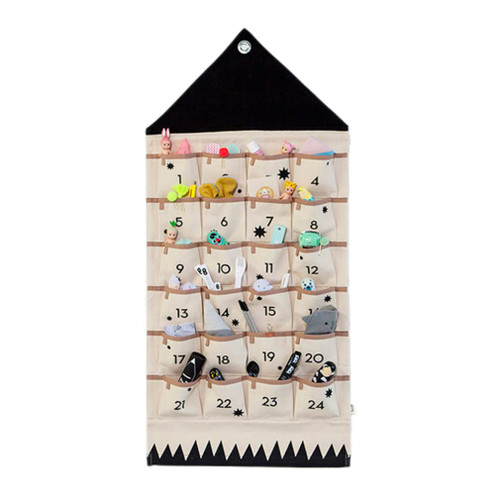 Fabric Advent Calendar, Fillable Advent Calendar,Christmas Advent Calendar 2022,With 24 Pockets Fabric Empty Advent Calendar To Fill Yourself For Hanging Christmas Ornaments Fabric Advent