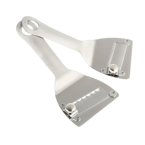 RUNROTOO 2 Pcs Stainless Steel Truffle Planer Lemon Zester Truffle Slicer Nutmeg Grater Stainless Steel Cheese Grater Cheese Garlic Grater Citrus Zester To Rotate Carrot Grinder