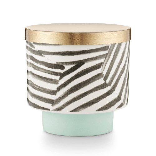 ILLUME Go Be Lovely Collection, Sugared Blossom Lidded Ceramic, 11.1oz. Candle