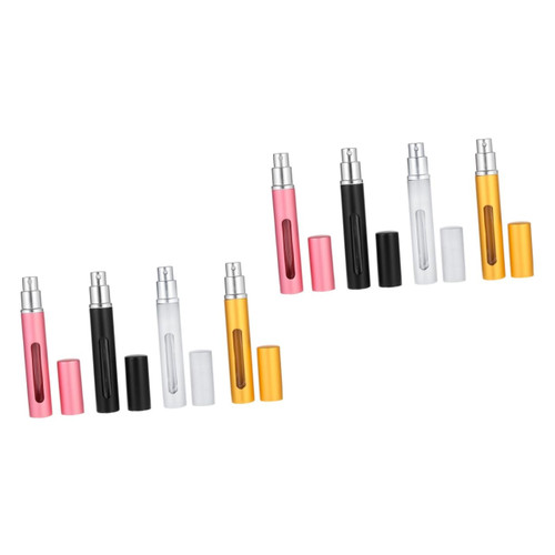 BESTOYARD 8 Pcs Perfume Travel Pump Bottle Terrarium Small Containers Travel Perfume Travel Cosmetic Containers Glass Containers Travel Spray Bottle Small Perfume Glass Liner Mini