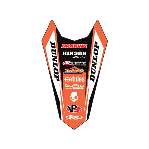 Factory Effex Rear Fender Decal - KTM For 19-22 KTM 250SXF