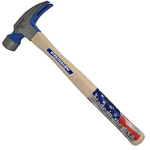 Vaughan 707M 18-Inch Professional Super Framing Hammer with White Hickory Handle