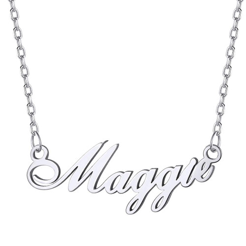Name Necklace Personalized Custom Made Nameplate Initial Charm Necklace Stainless Steel Jewelry Gift for Women Girls Name Necklace Personalized Custom Made Nameplate Initial Charm Necklace Stainless Steel Jewelry Gift for Women Girls
