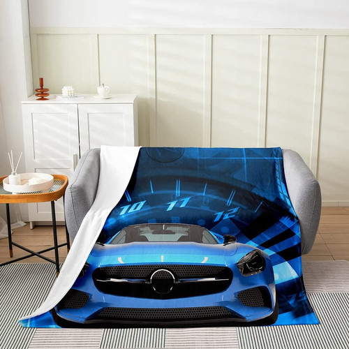 Speed Sports Car All Season Bed Blanket Kids,Boys Cool Race Car Flannel Fleece Throw Blanket Fuzzy Blanket for Kids,Racing Car Blue Extreme Sports Microfiber Plush Blanket Room Decor Baby 30"x40" Speed Sports Car All Season Bed Blanket Kids,Boys Cool Race Car Flannel Fleece Throw Blanket Fuzzy Blanket for Kids,Racing Car Blue Extreme Sports Microfiber Plush Blanket Room Decor Baby 30"x40"