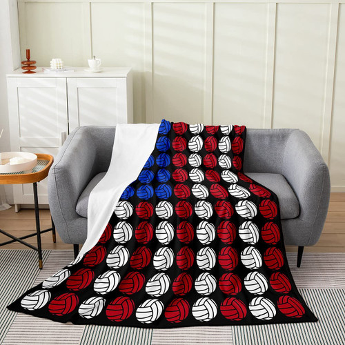 Softball Flannel Fleece Throw Blanket Kids,Sports Game Fuzzy Blanket for Bed Sofa Couch,All Season Gaming Sports Bed Blanket Breathable Ball Games Plush Blanket Room Decor Baby 30"x40"